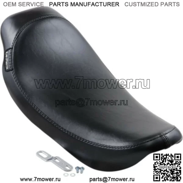 Le Pera LePera Silhouette Smooth Black Vinyl Solo Seat Harley 1996-2003 Dyna FXD (???ݧ?: Harley-Davidson)