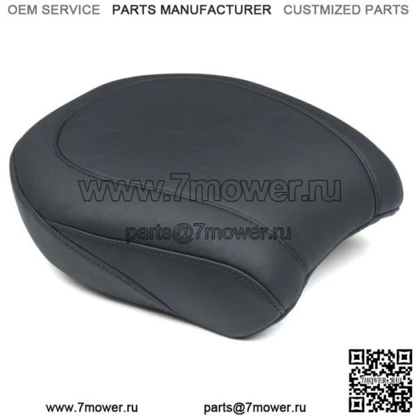 Mustang Black Wide Tripper Passenger Seat Pillion Harley Dyna Fat Bob FXDF 14-17 (???ݧ?: Harley-Davidson)