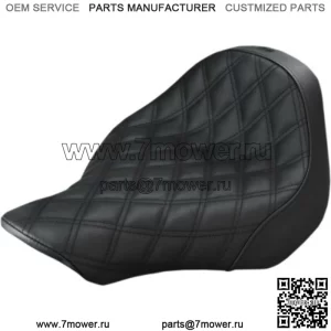 ???ڧէ֧ߧ?? Saddlemen Black Renegade Lattice Stitch Solo Seat Harley 13-17 Softail Breakout (???ݧ?: Harley-Davidson)