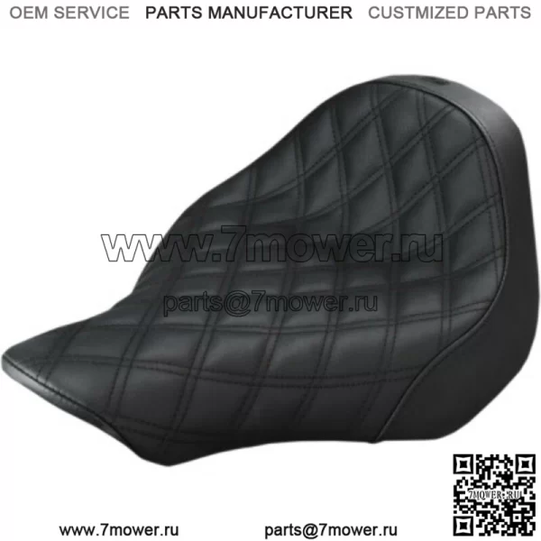 ???ڧէ֧ߧ?? Saddlemen Black Renegade Lattice Stitch Solo Seat Harley 13-17 Softail Breakout (???ݧ?: Harley-Davidson)