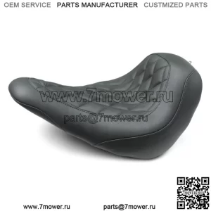 Mustang Black Wide Tripper Solo Driver Diamond Seat Harley Softail FXLR FLSB 18+ (???ݧ?: Harley-Davidson)