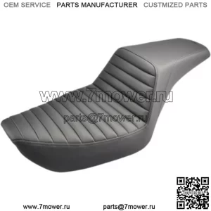 Seaddlemen Step Up Black Tuck And Roll Stitch 2 Up Seat Harley 1996-2003 Dyna FXD (???ݧ?: Harley-Davidson)