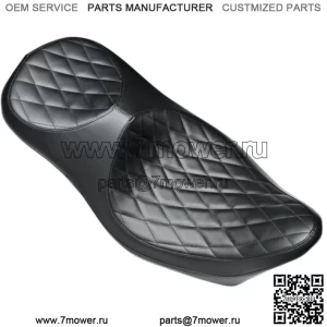 Le Pera Super Villain Diamond Stitch 2 Up Lepera Seat 2008-2020 Harley Touring (???ݧ?: Harley-Davidson)