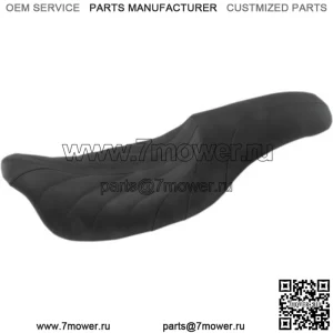 Mustang Revere Journey 2 Up 1 Piece Seat Black Gravity Stitch Harley 08+ Touring (???ݧ?: Harley-Davidson)