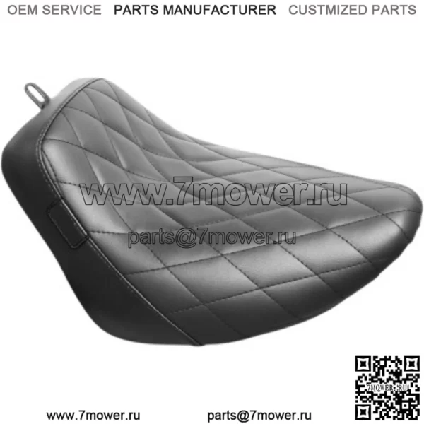 Le Pera Bare Bones Diamond Black Vinyl Solo Seat Harley 18+ Softail FXLR FLSB M8 (???ݧ?: Harley-Davidson)