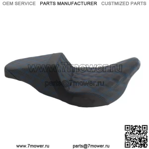 ???ڧէ֧ߧ?? Saddlemen Blue Rattice Stitch Carbon Fibre Gripper Step 2 Up Seat Harley Touring (???ݧ?: Harley-Davidson)