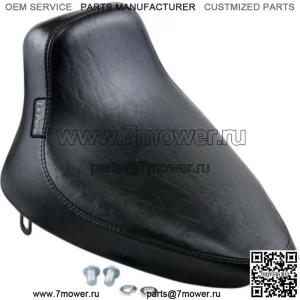 Le Pera Silhouette Smooth Black Vinyl Solo Seat Harley 1984-99 Softail FXST FLST (???ݧ?: Harley-Davidson)
