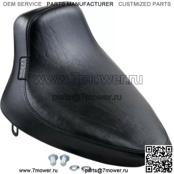 Le Pera Silhouette Smooth Black Vinyl Solo Seat Harley 1984-99 Softail FXST FLST (???ݧ?: Harley-Davidson)