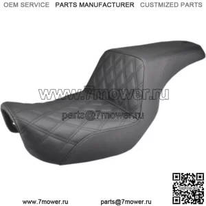 ???ڧէ֧ߧ?? Saddlemen Step Up Black Front Rattice Stitch 2 Up Seat Harley 06-17 Dyna FXD FLD (???ݧ?: Harley-Davidson)