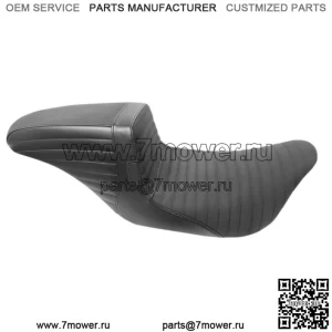 Le Pera Black Kickflip Daddy Long Legs Seat Pleated Grip Tape Harley Touring 08+ (???ݧ?: Harley-Davidson)