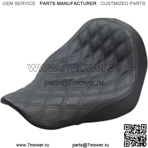???ڧէ֧ߧ?? Saddlemen Black Renegade Lattice Stitch Solo Seat Harley Softail FXLR FLSB 18+ (???ݧ?: Harley-Davidson)