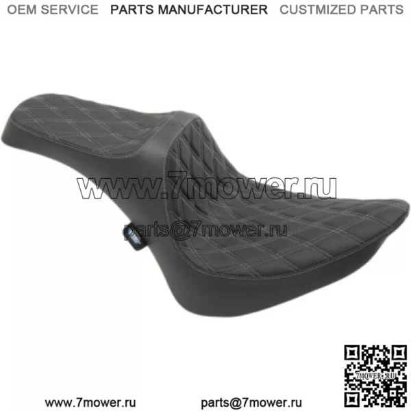Predator III Silver Diamond Seat Harley Softail FXST FLST 84-99 (???ݧ?: Harley-Davidson)