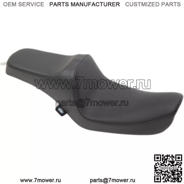Predator III Black Smooth Seat Harley Softail 96-03 Dyna FXDWG (???ݧ?: Harley-Davidson)