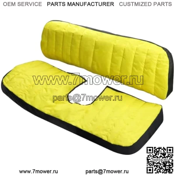 Защитный чехол для сиденья, совместимый с John Deere Gator 560 и 590 XUV среднего размера, желтый - Image 4