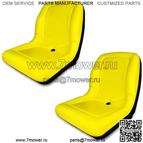СИДЕНЬЯ TRAC (2 сиденья) Сиденья для John Deere Gator TX 4X2 Turf 4X2 HPX XUV 850D, E Gator, Turf, TE Gator Turf Electric, TH Turf, 4X4 Trail, TH 6X4 Diesel - VG11696 - сиденья с высокой спинкой