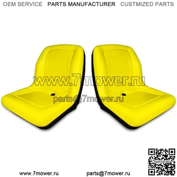 СИДЕНЬЯ TRAC (2 сиденья) Сиденья для John Deere Gator TX 4X2 Turf 4X2 HPX XUV 850D, E Gator, Turf, TE Gator Turf Electric, TH Turf, 4X4 Trail, TH 6X4 Diesel - VG11696 - сиденья с высокой спинкой - Image 2