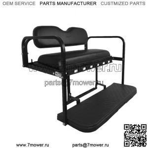 Заднее откидное сиденье MACH3 для гольф-каров Yamaha серии G G19-G22 — черное