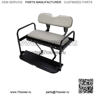 Для Yamaha G14 G16 G19 G22 Golf Cart комплект заднего сиденья складной Off-White