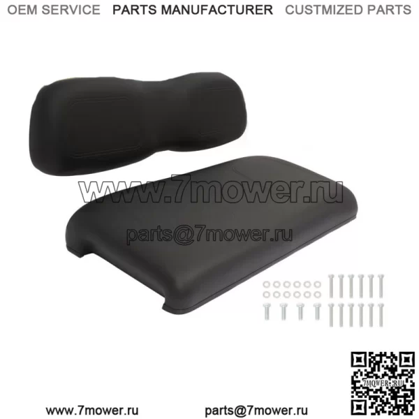 Комплект передних подушек Black Car Golf Car для Club Car DS
