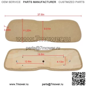 Передняя задняя подушка для Club Car DS Golf Cart, коричневая/бежевая