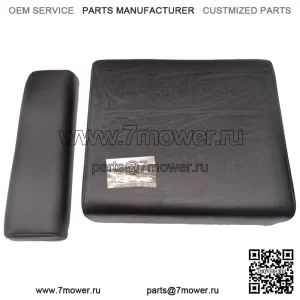 Черный комплект подушек спинки и сиденья подходит для John Deere M MT 40 320 330 420 430 435