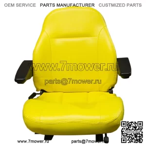Запасное желтое сиденье с подлокотниками подходит для John Deere Z810A Z850A Z910A Z925A Z960A