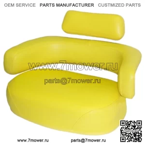 Набор желтых подушек сиденья из 3 предметов подходит для трактора John Deere 3010 4010 4020 4320 4430