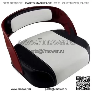Черно-белое виниловое сиденье S371585AF Подходит для тракторов Case IH 200, 230, 240, 330, 340, 460