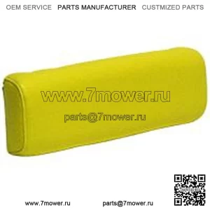R0997 Спинка сиденья, желтый винил — подходит для John Deere 40, 320, 435, 1010, M, MT +