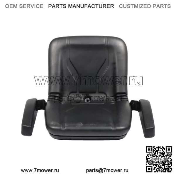 01004834 Черные подлокотники сиденья газонокосилки для Cub Cadet 757-04070 Dixie Chopper - Image 3
