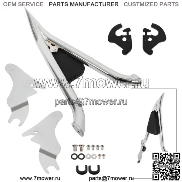 Для CVO Touring Road King Glide Street Chrome новая 22-дюймовая спинка Sissy Bar