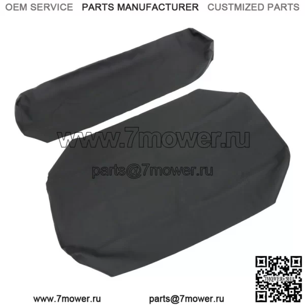 Для Kawasaki Mule 2500 2510 3000 3010 новый чехол на сиденье UTV Diesel 4X4 черные чехлы - Image 2