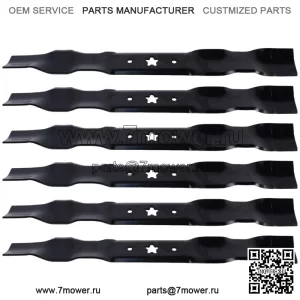 (6) Мульчирующие ножи Mower Blades для дек Poulan 531307223 42 дюйма