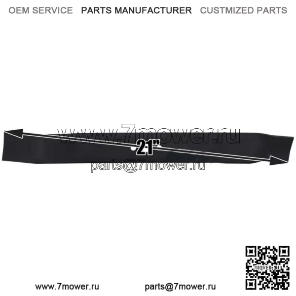 Роторные 4 лезвия косилки 9810 для AYP Craftsman Husqvarna, длина 21 дюйм, 2-1/4 дюйма - Image 3