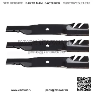 3 OEM-ножа косилки Oregon Gator G5 для John Deere D140 D150 D160 592-616 48 дюймов