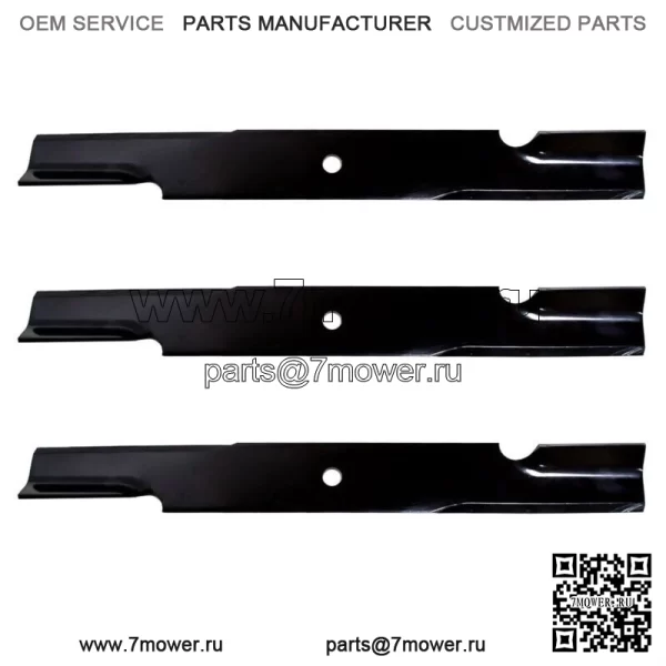 3PK Oregon 91-638 Лезвия косилки для John Deere GDU10232 Kees 101733