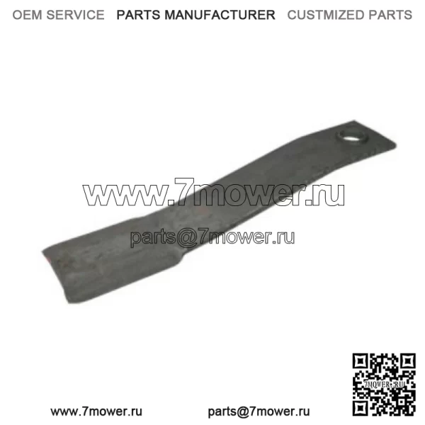 Лезвие роторного резака с плоским смещением подходит для John Deere 709 609 1008 1508 509 W43048