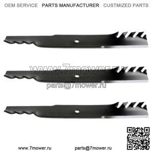 (3) Mower Blades Hi-Lift для Gravely 08898900 089046 090812 60-дюймовая дека