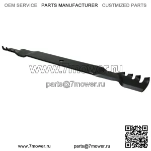 25-дюймовое зубчатое мульчирующее лезвие газонокосилки Bobcat Eliminator OEM — #2722543-04