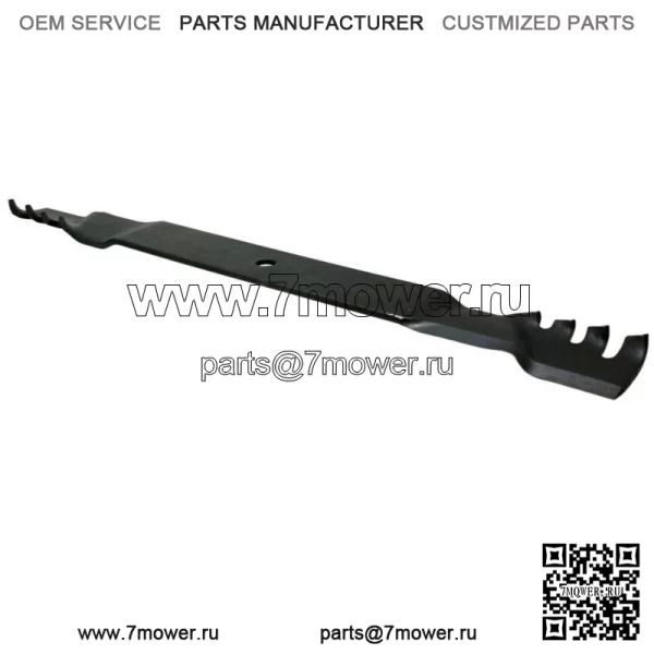 25-дюймовое зубчатое мульчирующее лезвие газонокосилки Bobcat Eliminator OEM — #2722543-04