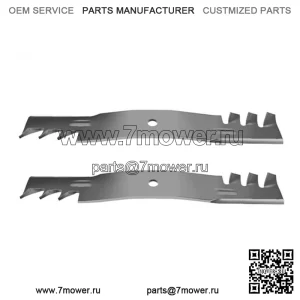 Набор из 2 мульчирующих лезвий Copperhead подходит для Bobcat размером 18 x 5/8 дюйма.