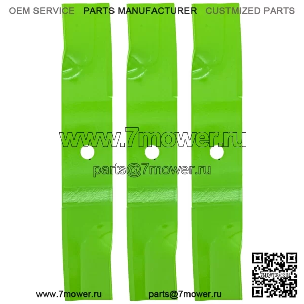 Газонное лезвие для Gravely Ariens Zoom 42 Inch Deck 02961600 High Lift, 3 шт.