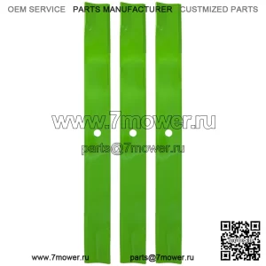 Газонное лезвие для Ariens Gravely Pro-Turn 272 72 дюйма 09290500 с низким подъемом, комплект из 3 шт.