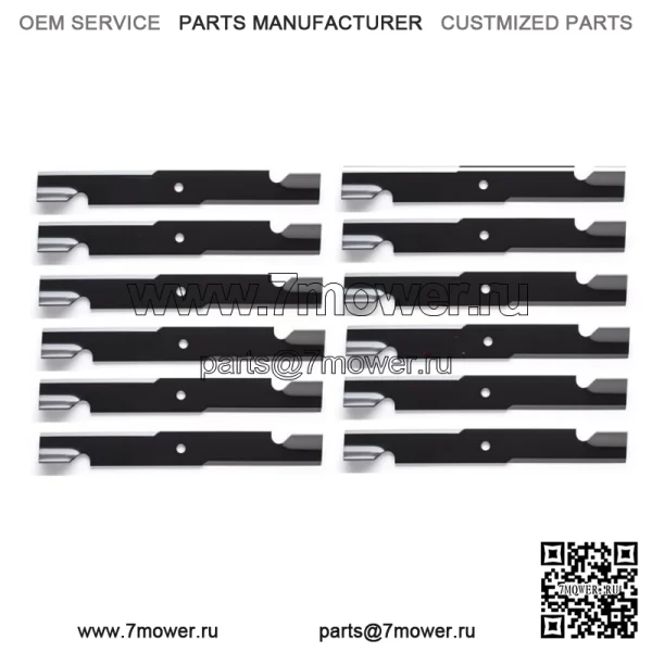 12PK Oregon 91-264 Лезвия с высоким подъемом 60 дюймов Exmark Toro Ariens Gravely New # 191-264