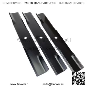 (3) Лопасти Hi Lift подходят для Ariens Gravely с декой 52 дюйма AM104490
