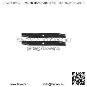 2PK Oregon 95-370 Лезвие косилки 22 7/8 дюйма заменяет Husqvarna Poulan AYP Ariens