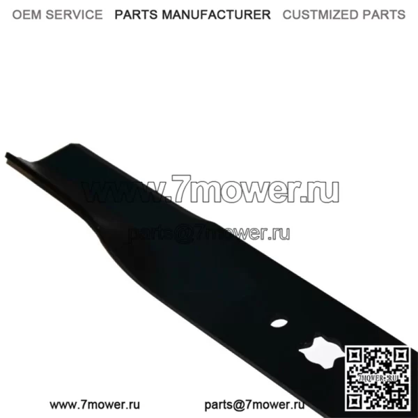 Лезвие косилки 48см (19 дюймов) подходит для MTD YARD MAN LAWNFLITE BOLENS OLEO-MAC EFCO 742-0822. - Image 2