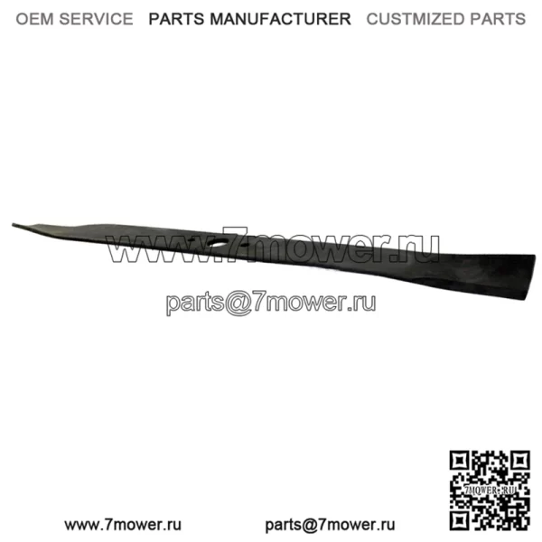 24-дюймовое роторное лезвие газонокосилки 5550 Bolens 1710143, центральное отверстие 0,877 дюйма