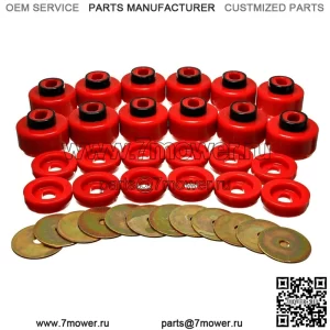 Красные втулки крепления корпуса для Chevy Cadillac GMC 00-07 - 3.4156R