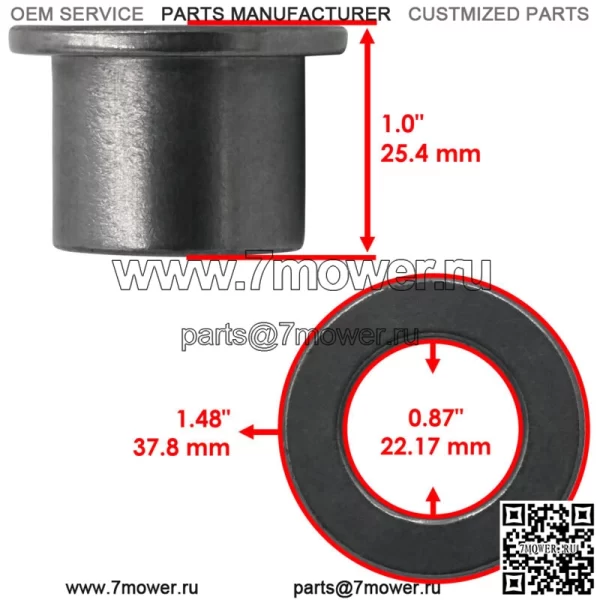 48100-01 48100-07 7076514 Фланцевая втулка хомута для Scag для Snapper - Image 2